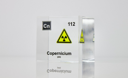 Copernicium Element Cube - 2" Acrylic Display - Atomic Number 112