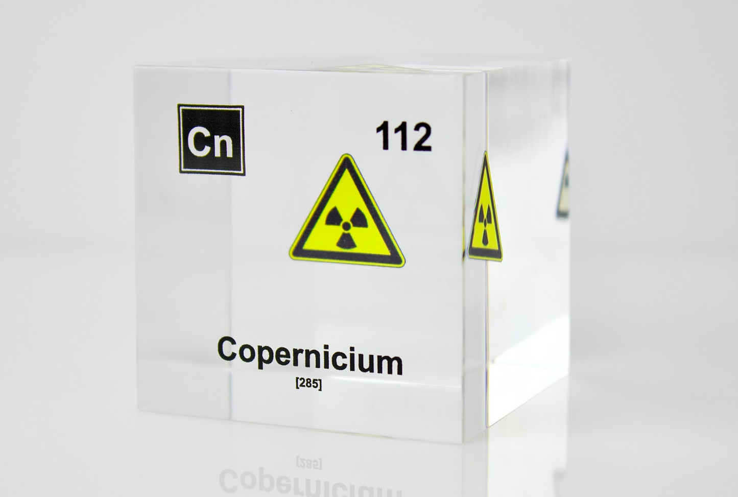 Copernicium Element Cube - 2" Acrylic Display - Atomic Number 112