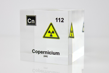 Copernicium Element Cube - 2" Acrylic Display - Atomic Number 112