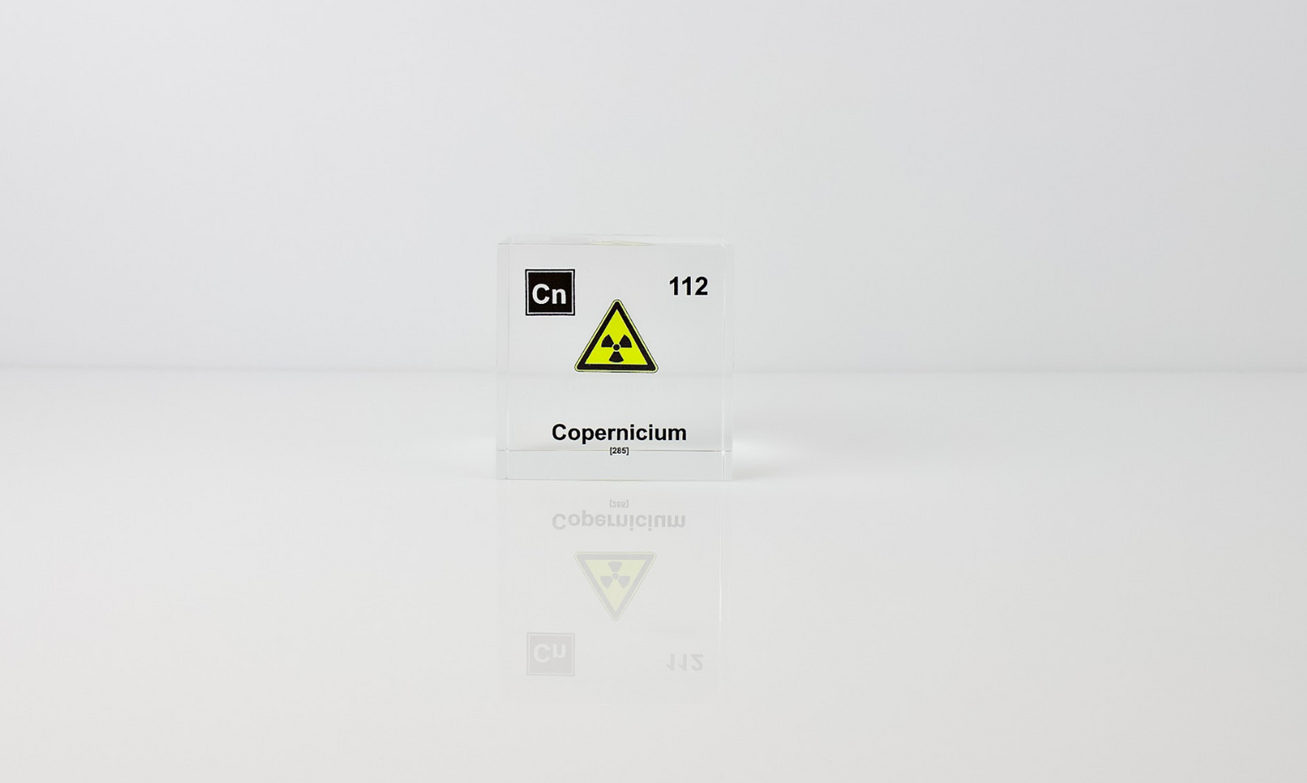 Copernicium Element Cube - 2" Acrylic Display - Atomic Number 112
