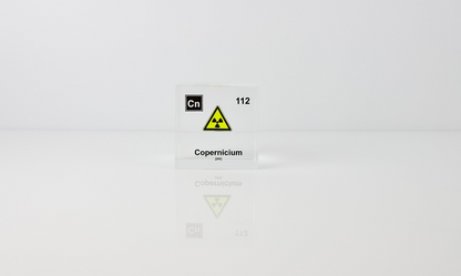 Copernicium Element Cube - 2" Acrylic Display - Atomic Number 112