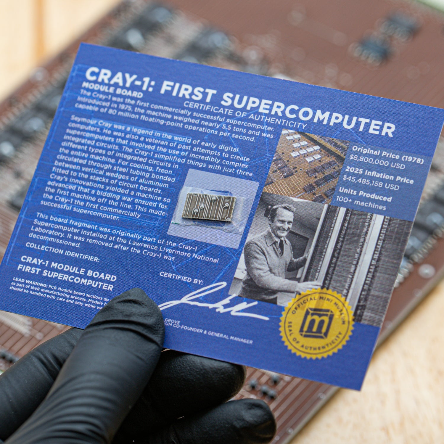 Cray Ex Module Lifter First Supercomputer Cray-1 Module Board - Display Card – Stemcell ...