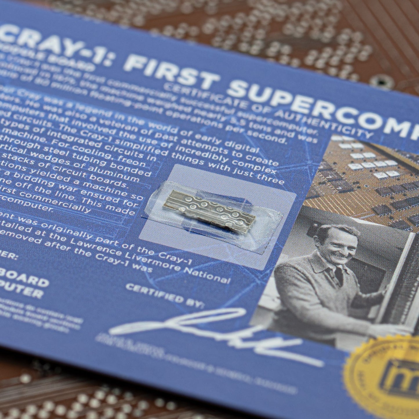 First Supercomputer Cray-1 Module Board - Display Card