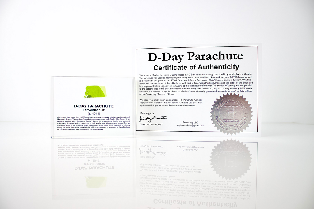 D-Day Parachute Personal Museum
