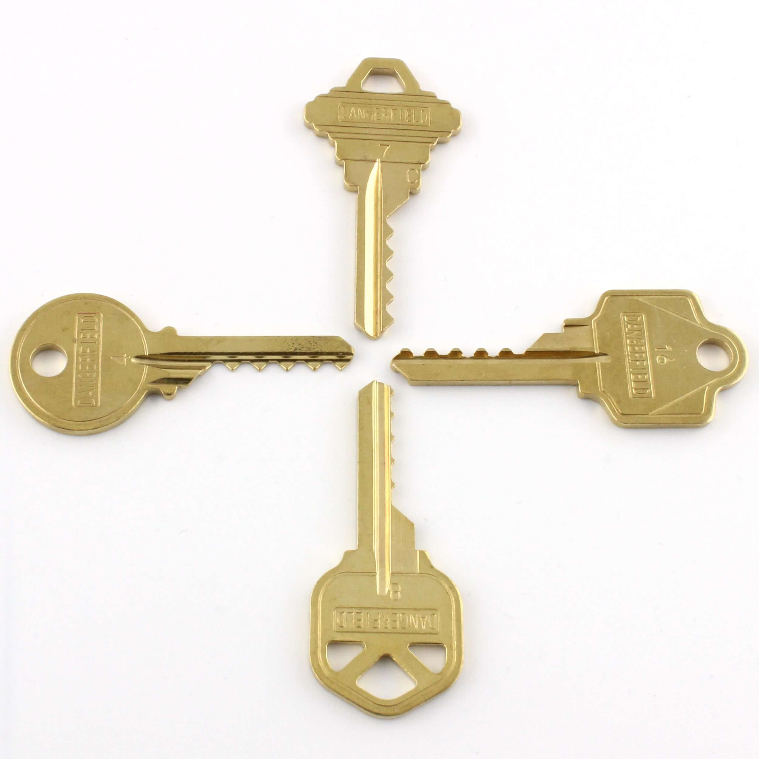 Bump Keys - Dangerfield (Set of 4)
