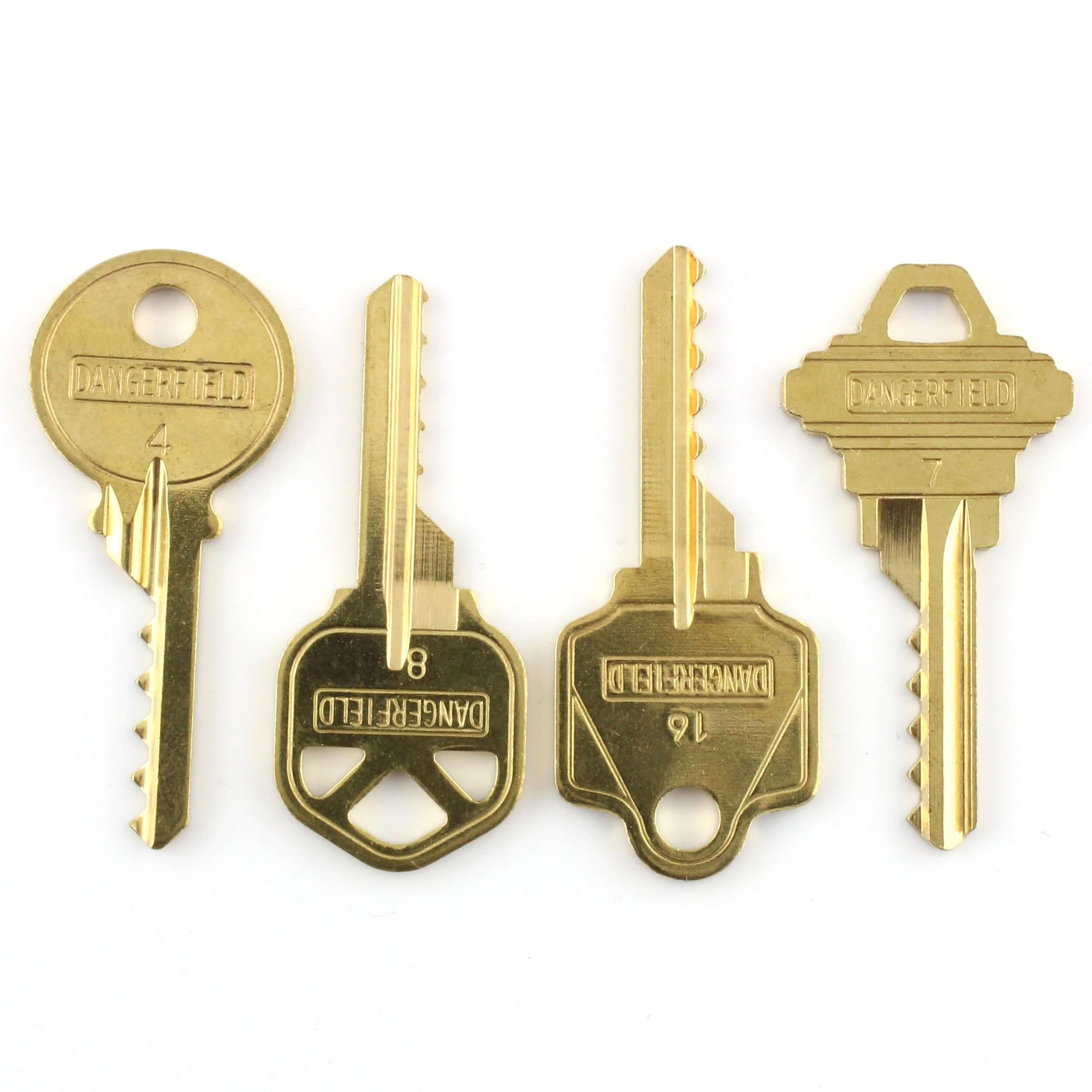 Bump Keys - Dangerfield (Set of 4)