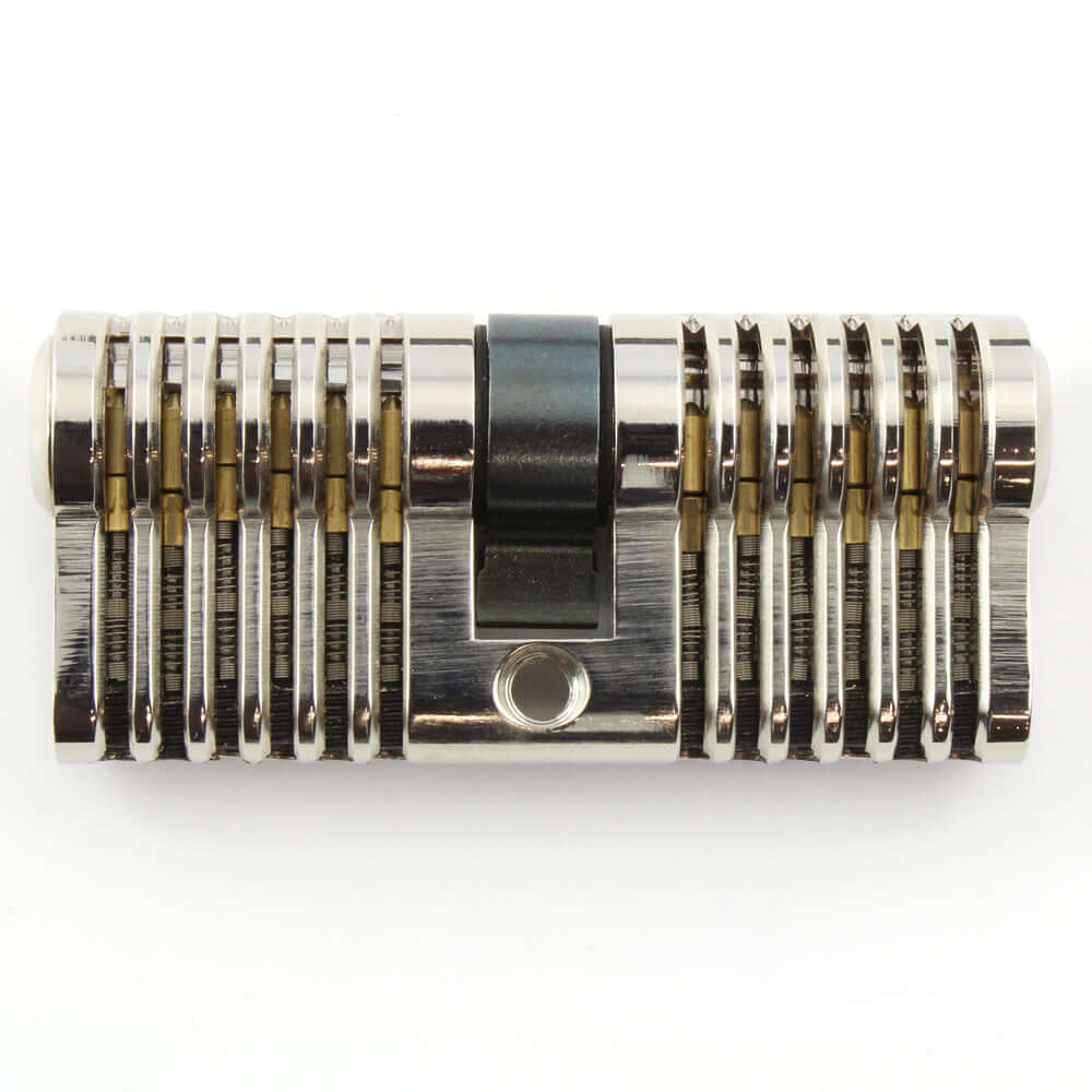 Practice Lock, Repinnable, Progressive, Aluminum, Cutaway Training by Dangerfield
