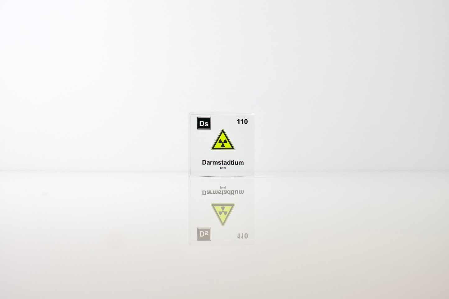 Darmstadtium Element Cube - 2" Acrylic Display - Atomic Number 110