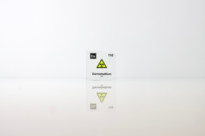 Darmstadtium Element Cube - 2" Acrylic Display - Atomic Number 110