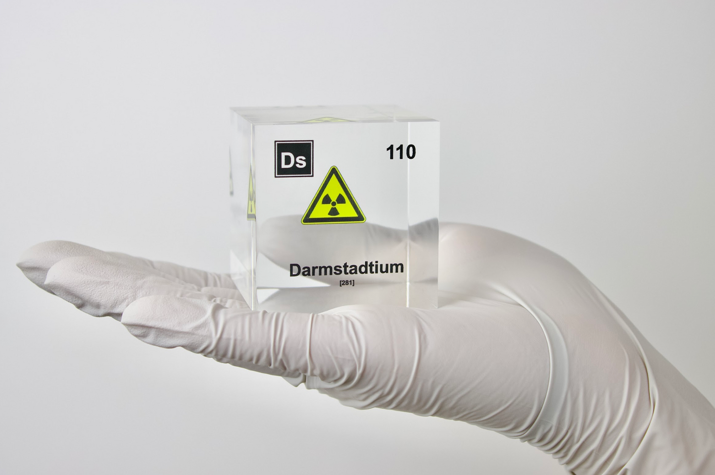 Darmstadtium Element Cube - 2" Acrylic Display - Atomic Number 110