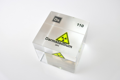 Darmstadtium Element Cube - 2" Acrylic Display - Atomic Number 110