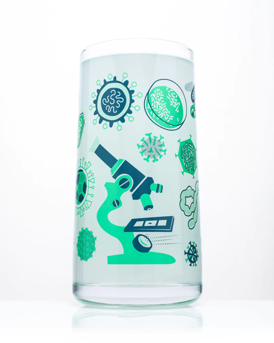 Retro Microbiology  Tumbler Glass - Stemcell Science Shop