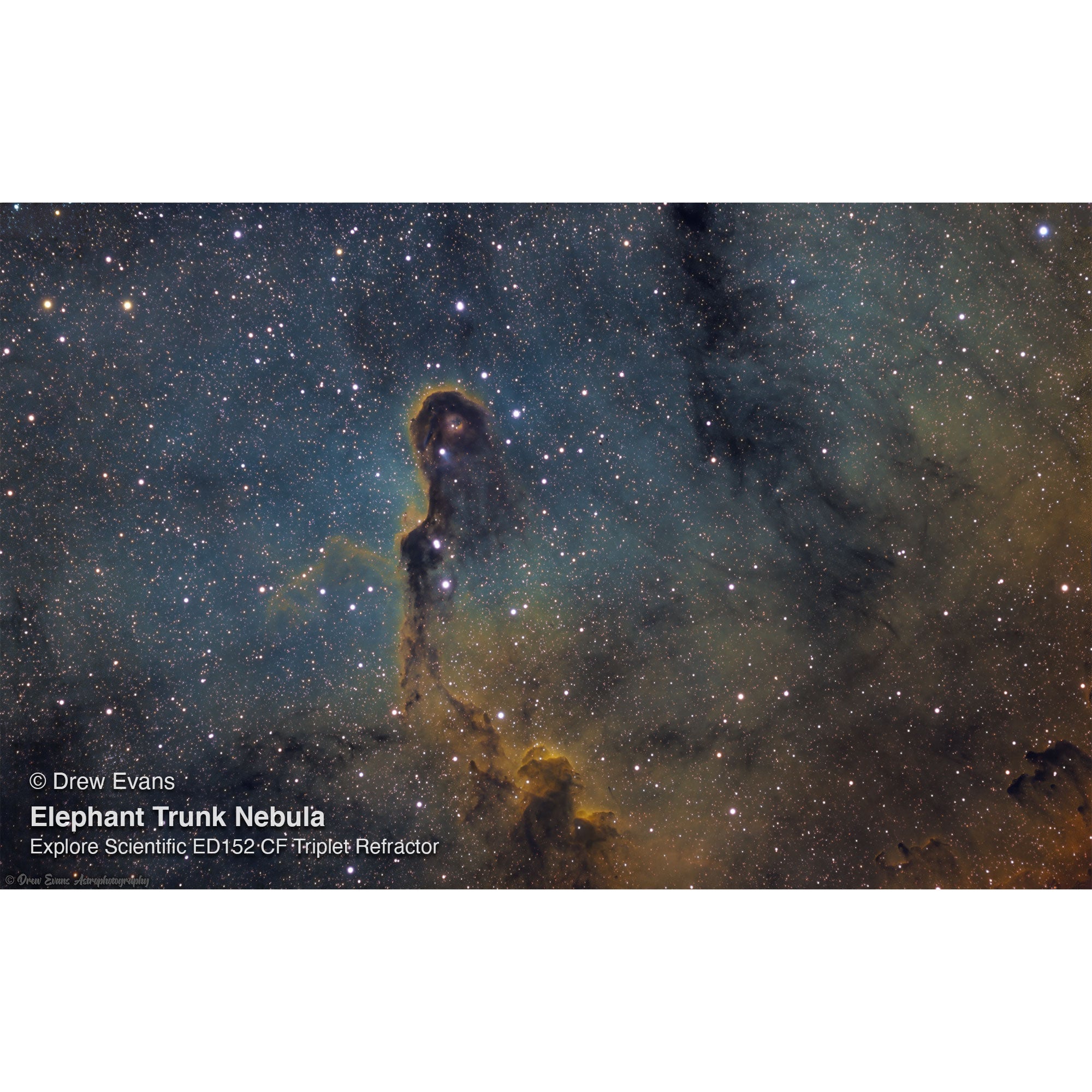 ED152 Air-Spaced Triplet Apochromatic Telescope in Carbon Fiber