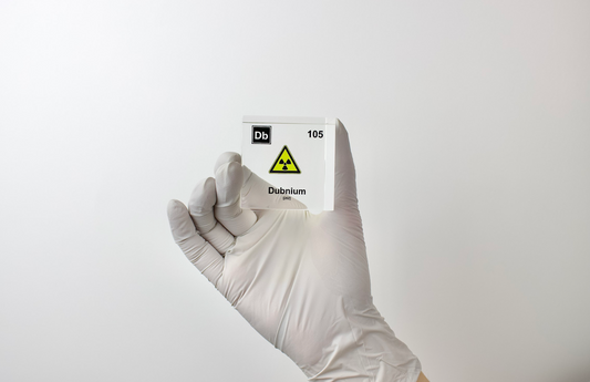 Dubnium Element Cube - 2" Acrylic Display - Atomic Number 105