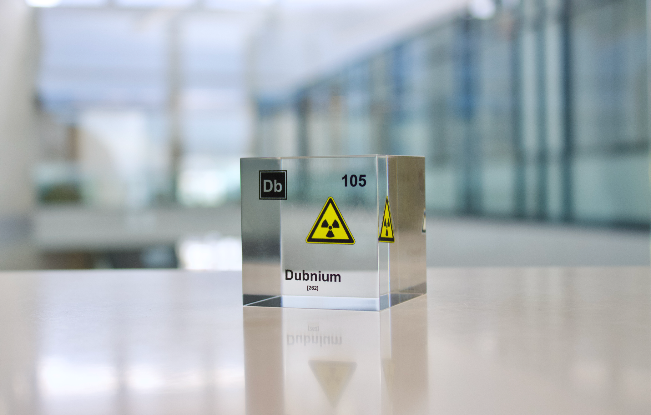 Dubnium Element Cube - 2" Acrylic Display - Atomic Number 105
