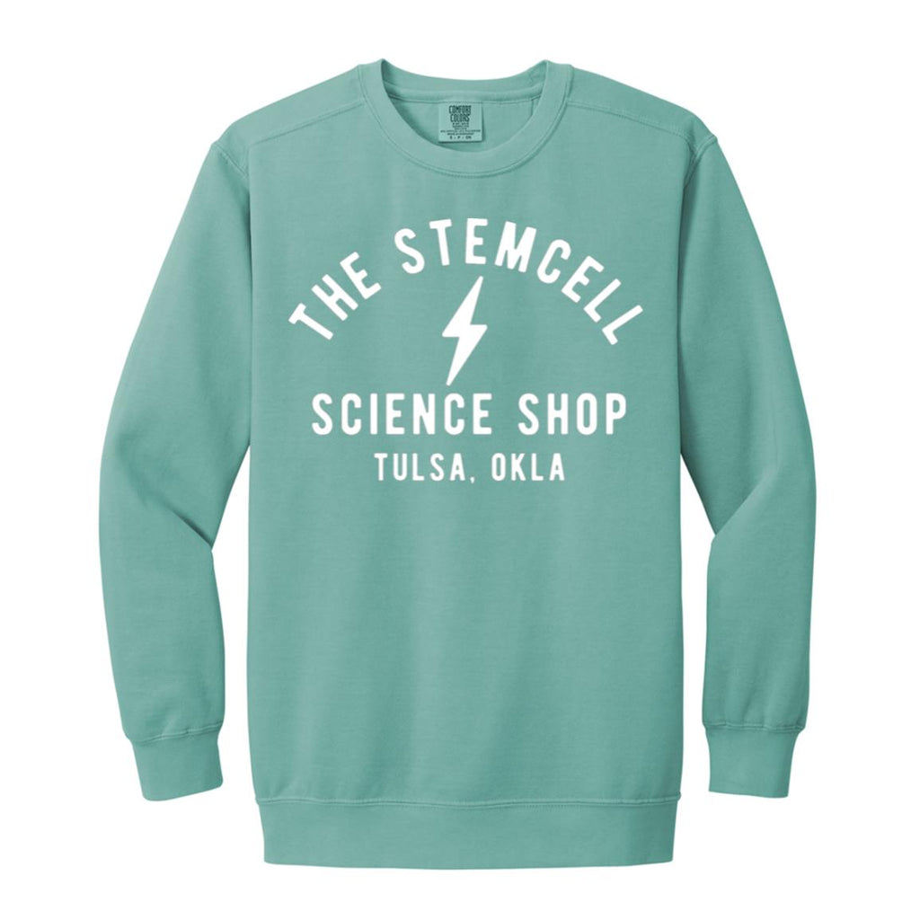 Stemcell Classic Bolt Sweatshirt, Seafoam / S at Stemcell Science Shop