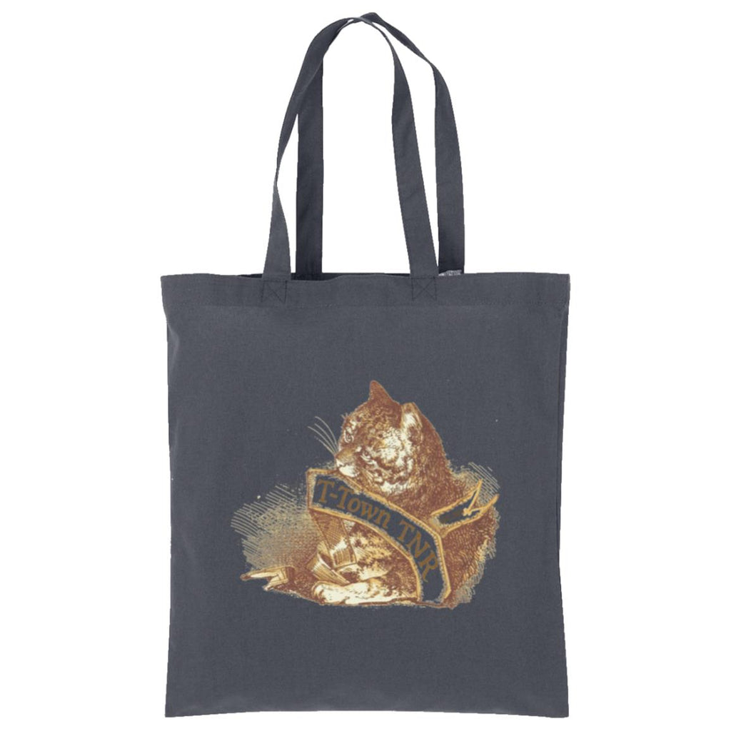 Regal Cat Cotton Tote (All Proceeds to Charity), Deep Black at Stemcell Science Shop