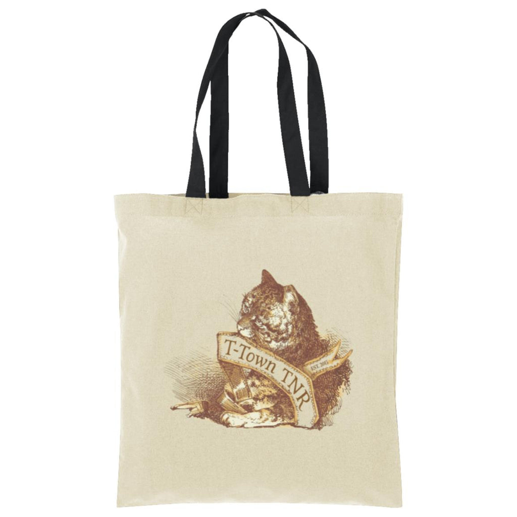 Regal Cat Cotton Tote (All Proceeds to Charity), Deep Black at Stemcell Science Shop