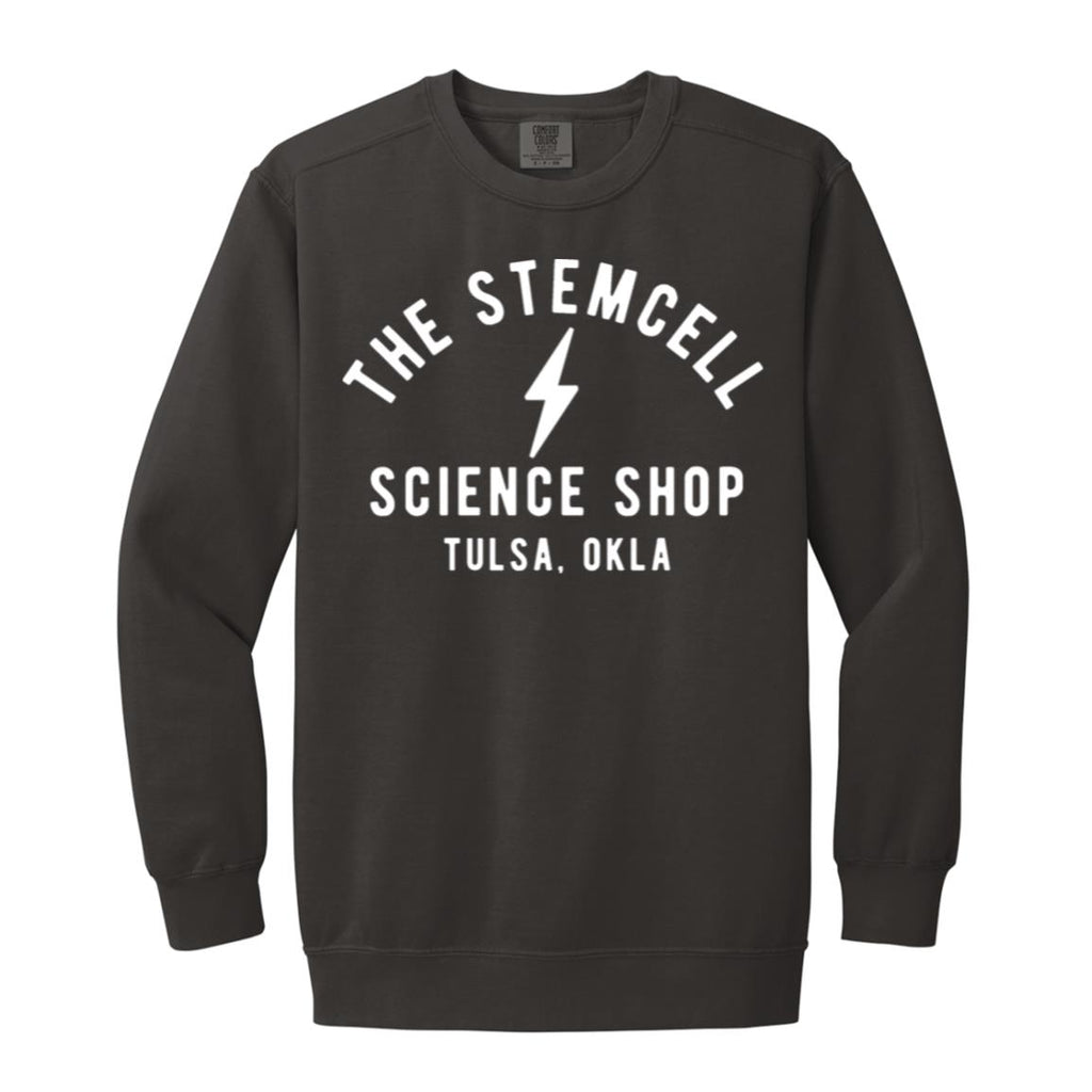 Stemcell Classic Bolt Sweatshirt, Pepper / S at Stemcell Science Shop