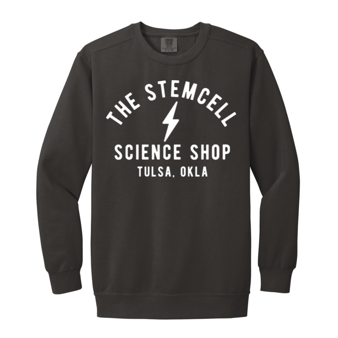 Stemcell Classic Bolt Sweatshirt, Pepper / S at Stemcell Science Shop