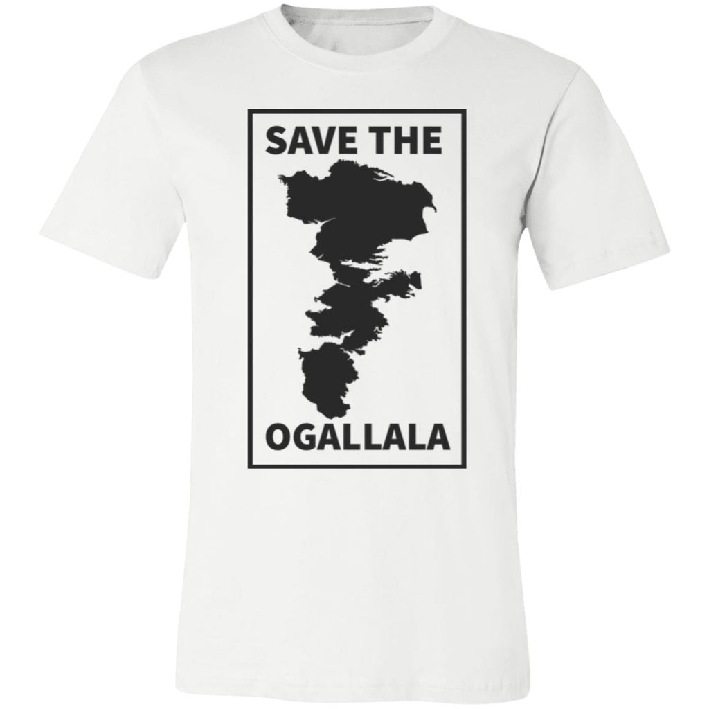 Save the Ogallala Tee, White / X-Small at Stemcell Science Shop