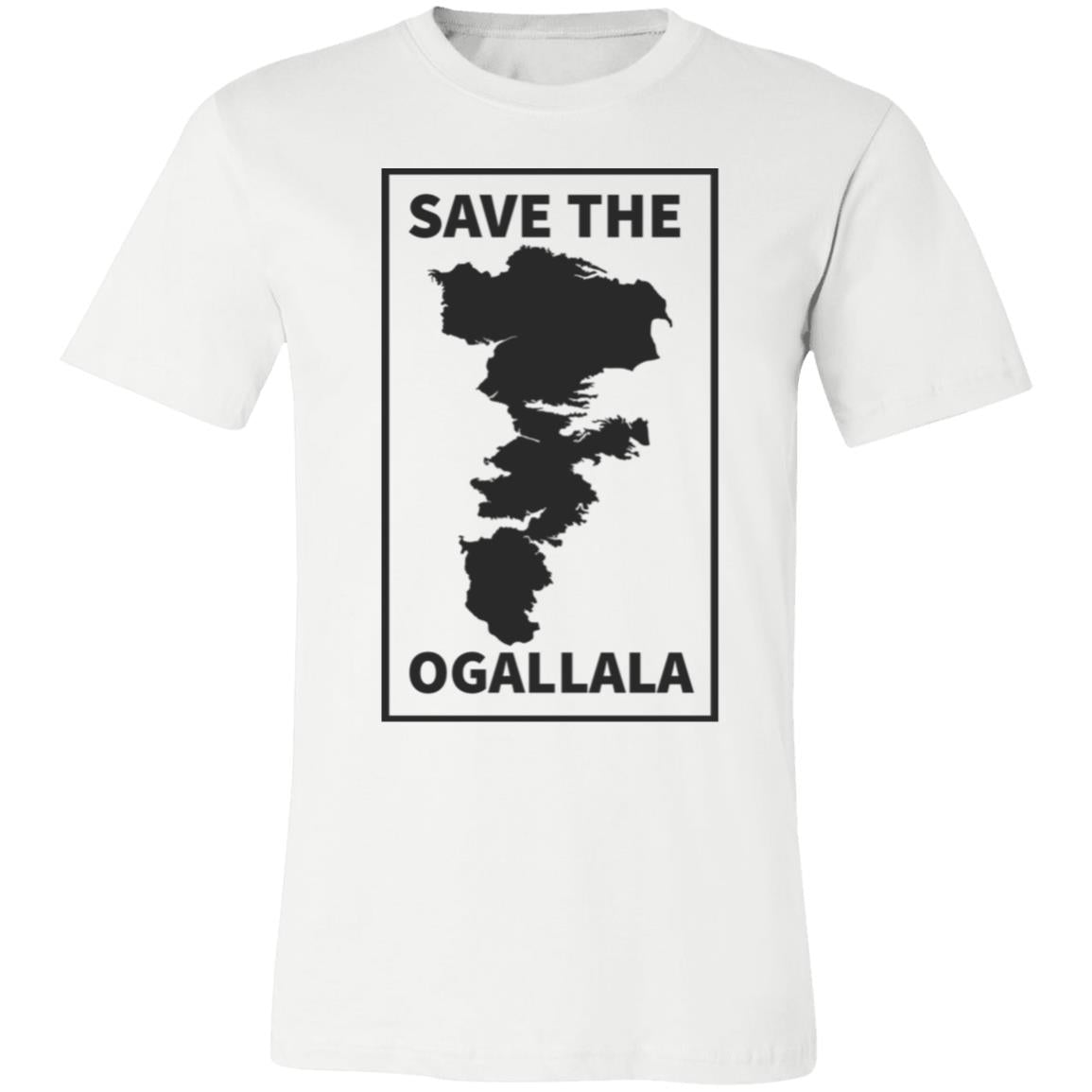 Save the Ogallala Tee, White / X-Small at Stemcell Science Shop
