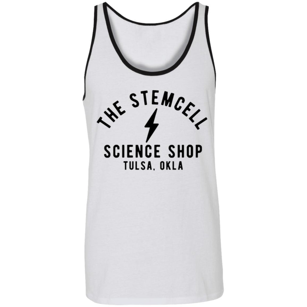 Stemcell Classic Bolt Tank, White/Black / X-Small at Stemcell Science Shop