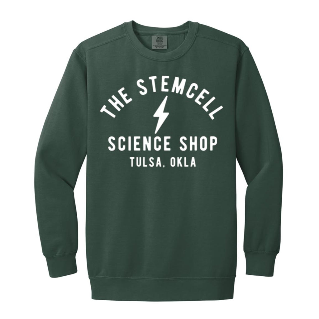 Stemcell Classic Bolt Sweatshirt, Blue Spruce / S at Stemcell Science Shop