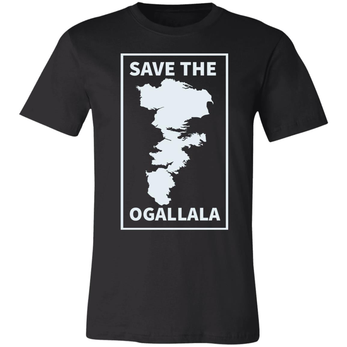 Save the Ogallala Tee, Black / X-Small at Stemcell Science Shop