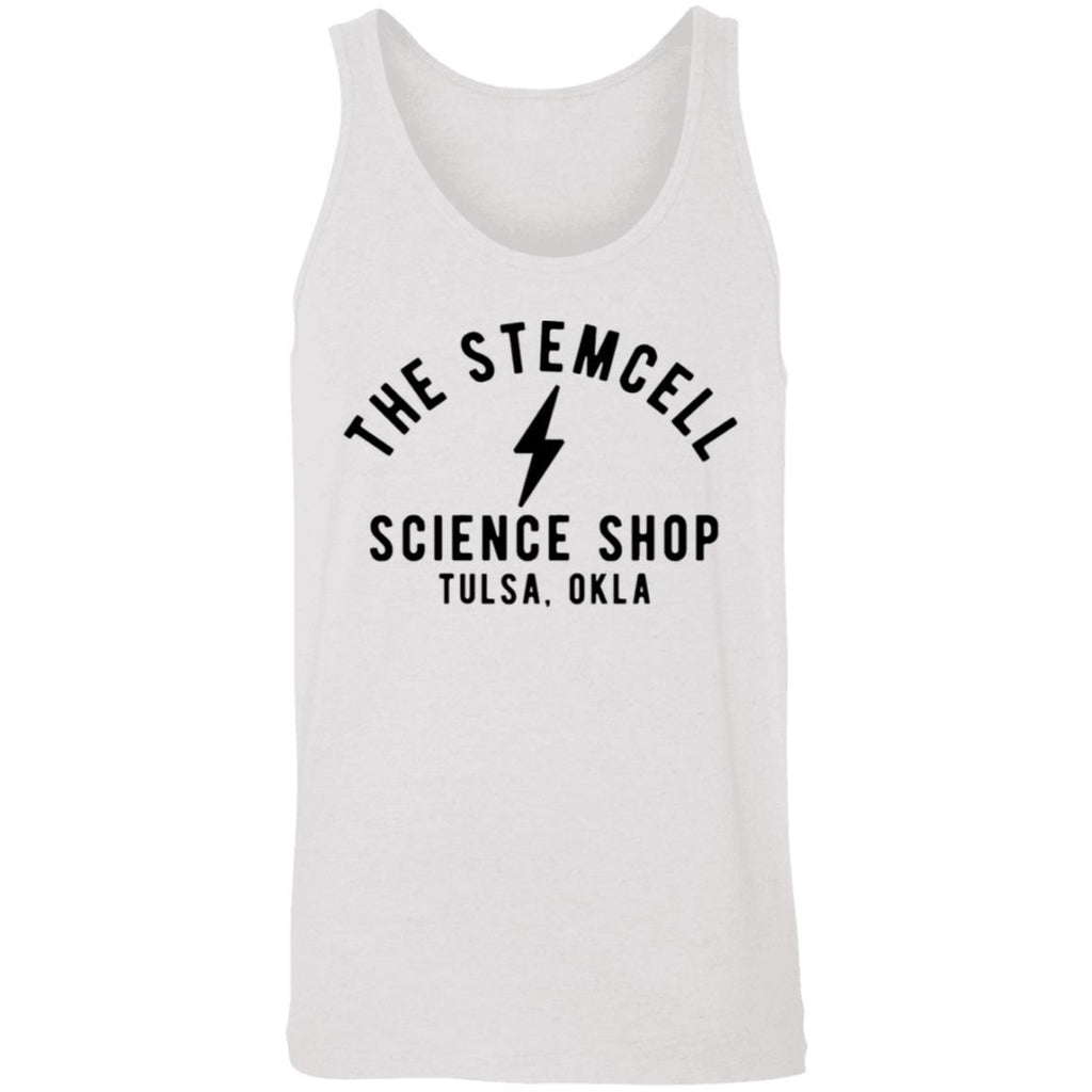 Stemcell Classic Bolt Tank, White Fleck Triblend / X-Small at Stemcell Science Shop