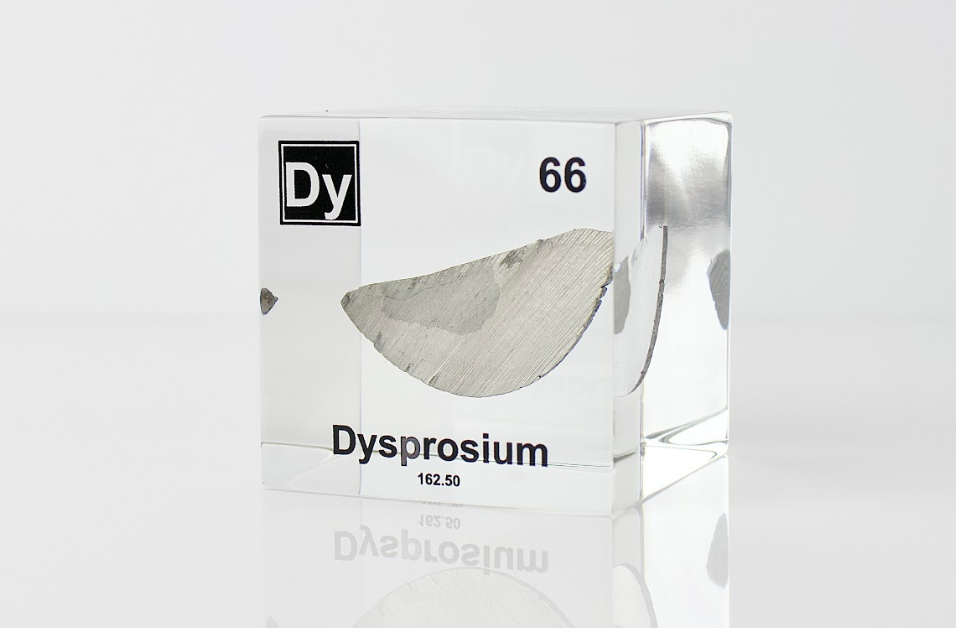 Dysprosium Element Cube - 2" Acrylic Display - Atomic Number 66