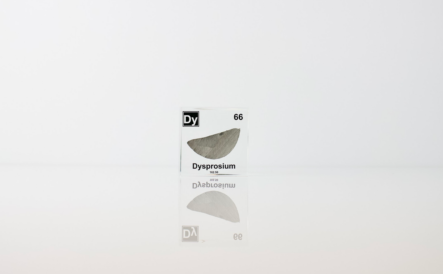 Dysprosium Element Cube - 2" Acrylic Display - Atomic Number 66