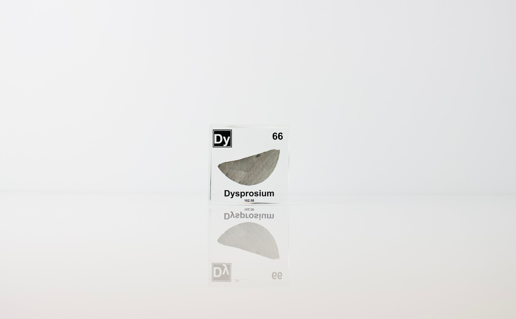 Dysprosium Element Cube - 2" Acrylic Display - Atomic Number 66