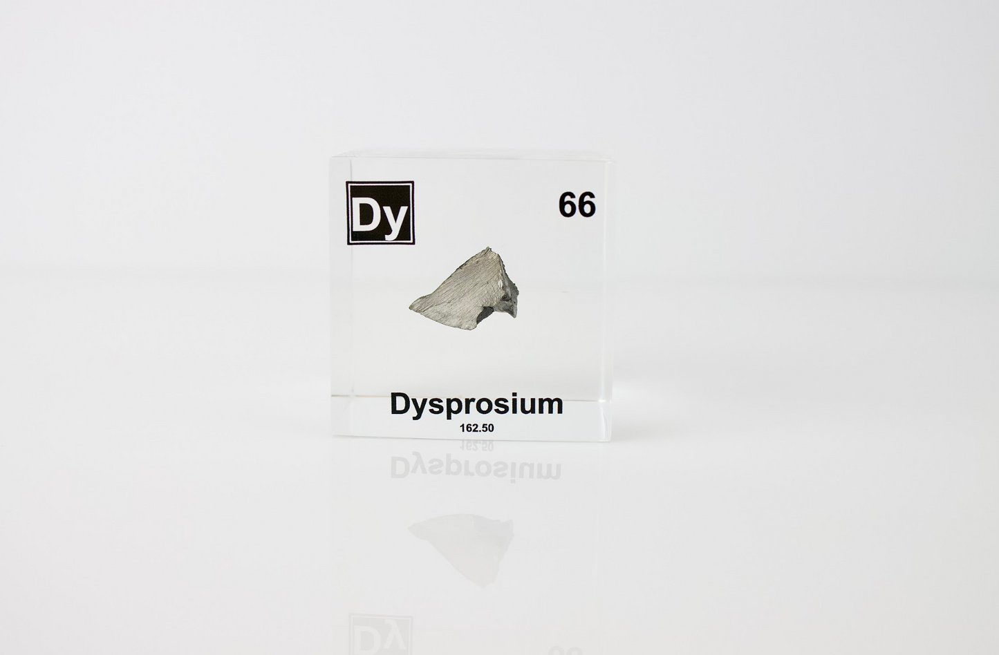 Dysprosium Element Cube - 2" Acrylic Display - Atomic Number 66