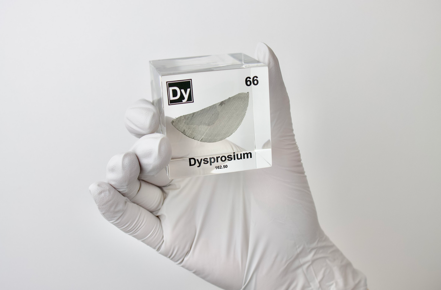 Dysprosium Element Cube - 2" Acrylic Display - Atomic Number 66