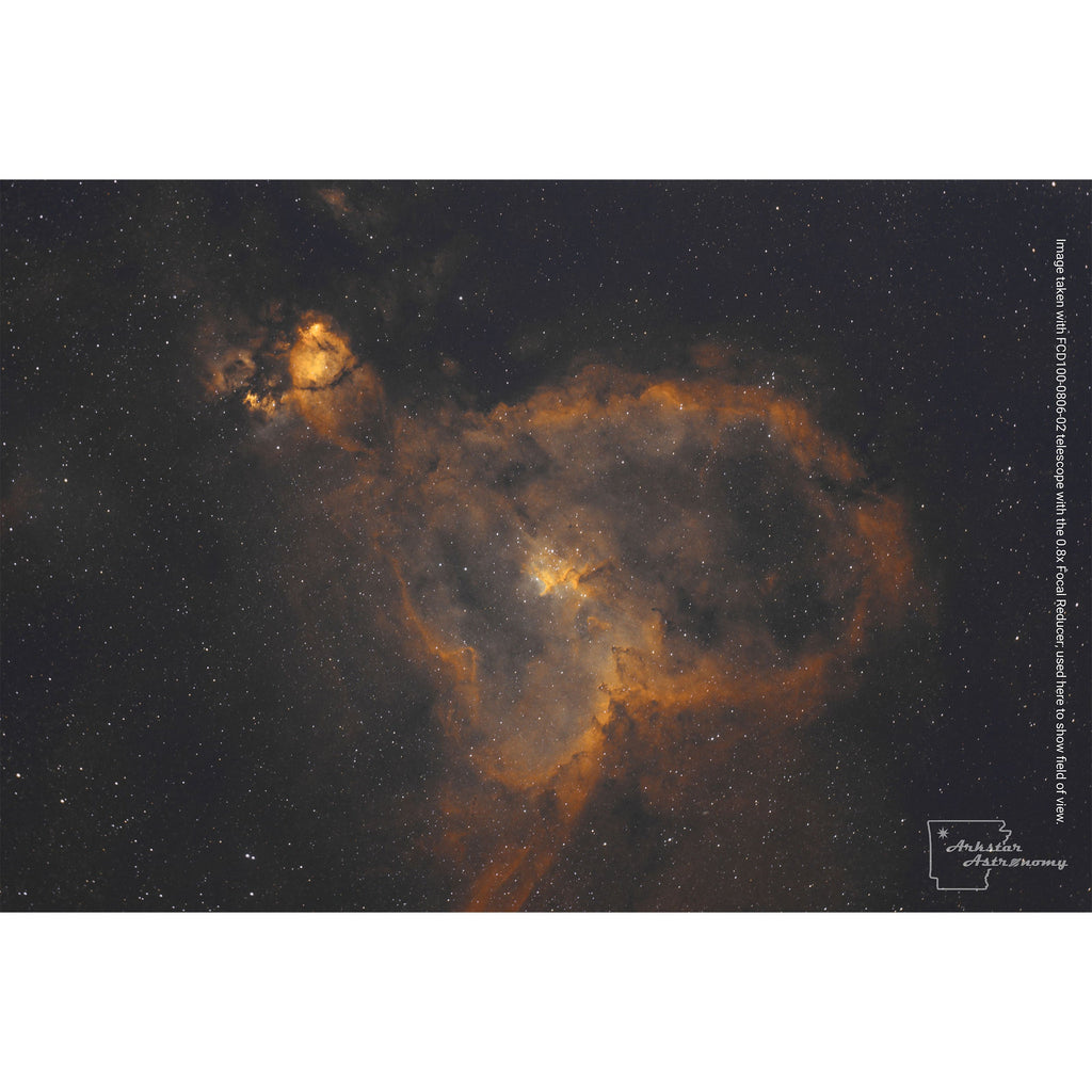 ED80 Essential Series Air-Spaced Triplet Refractor Telescope with 0.8x Focal Reducer and iEXOS-100-2 PMC-Eight Equatorial Tracker System