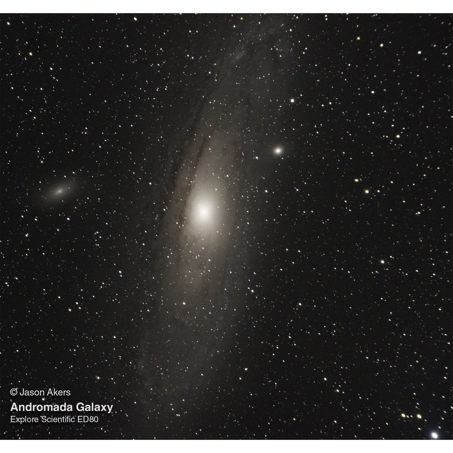 ED80-FCD100 Series Air-Spaced Triplet Refractor Telescope and Hybrid 2N1 Finder Base