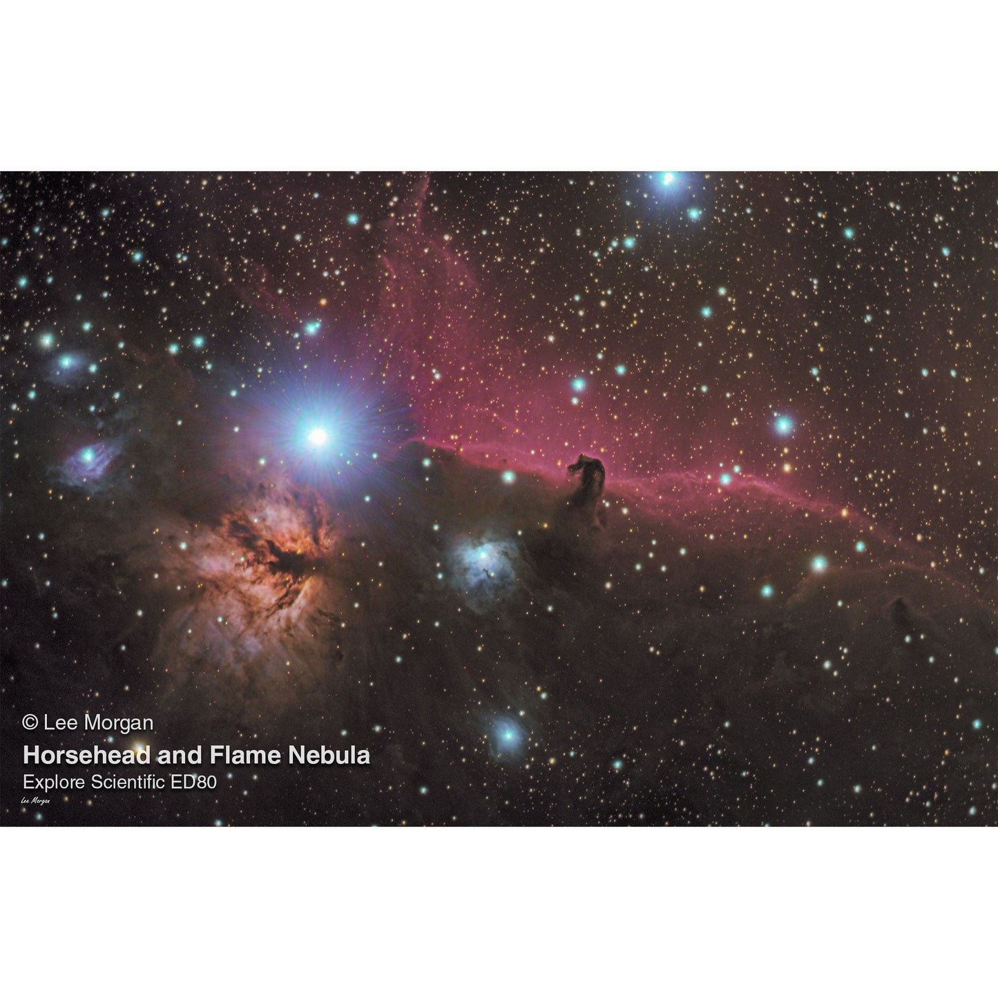 ED80-FCD100 Series Air-Spaced Triplet Refractor Telescope and Hybrid 2N1 Finder Base