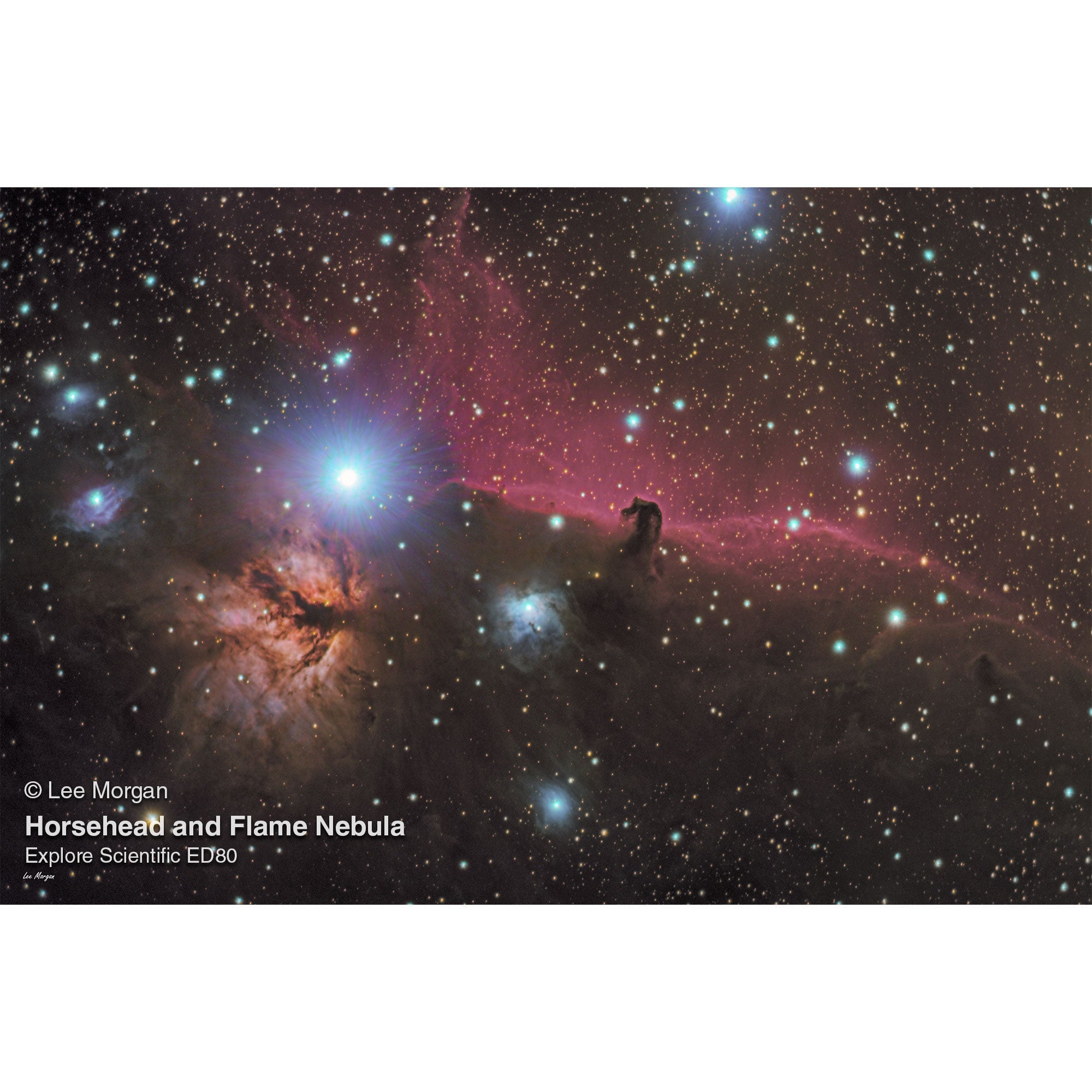 ED80-FCD100 Series Air-Spaced Triplet Refractor Telescope and Hybrid 2N1 Finder Base