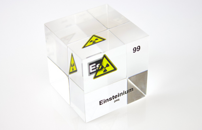 Einsteinium Element Cube - 2" Acrylic Display - Atomic Number 99