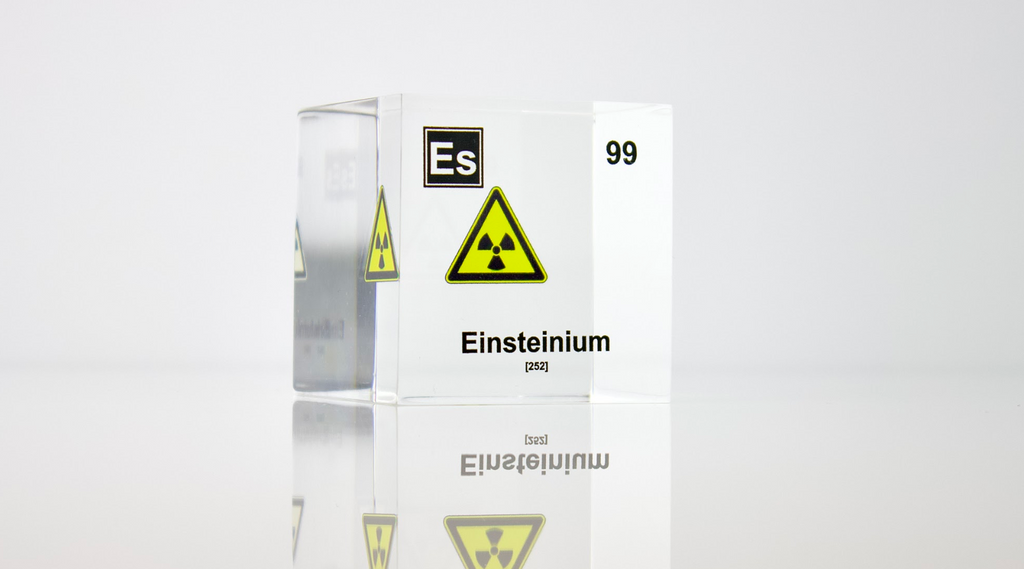 Einsteinium Element Cube - 2" Acrylic Display - Atomic Number 99