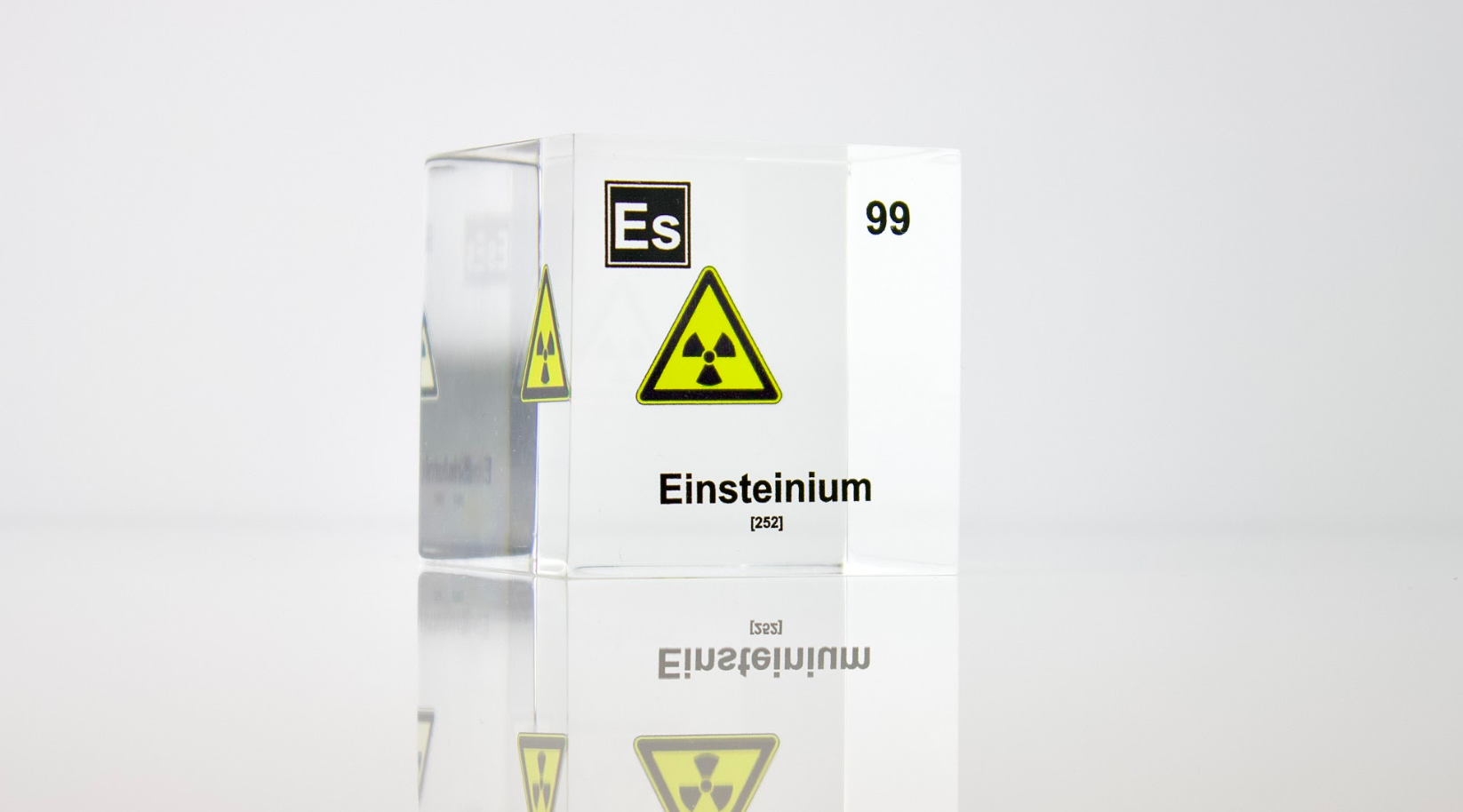 Einsteinium Element Cube - 2" Acrylic Display - Atomic Number 99