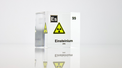 Einsteinium Element Cube - 2" Acrylic Display - Atomic Number 99