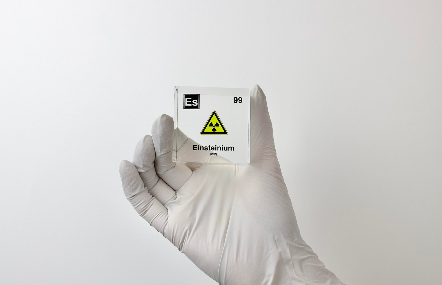 Einsteinium Element Cube - 2" Acrylic Display - Atomic Number 99