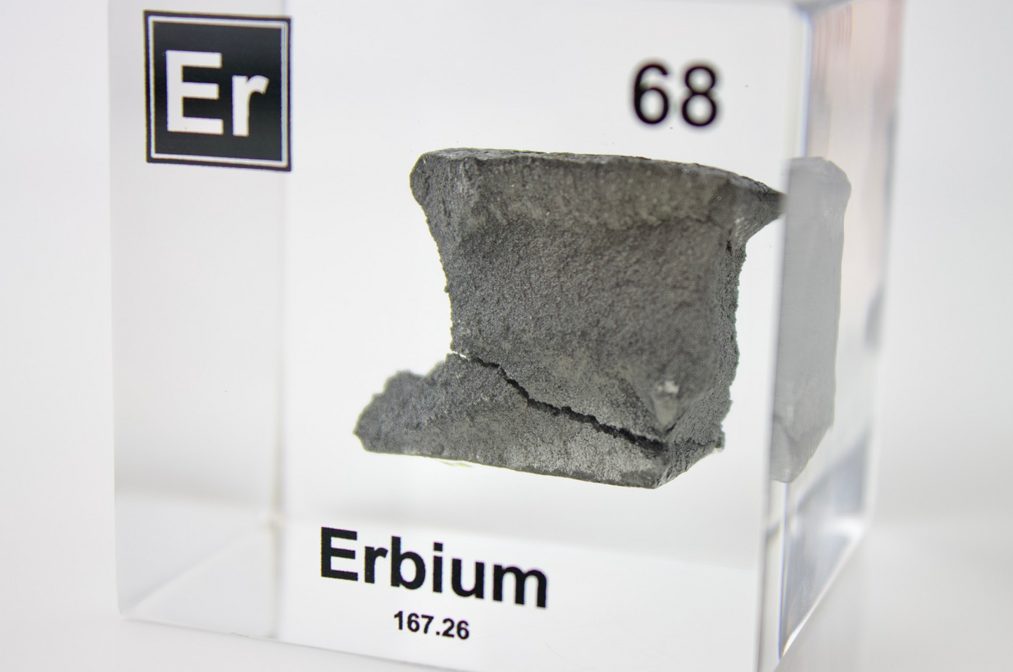 Erbium Element Cube - 2" Acrylic Display - Atomic Number 68