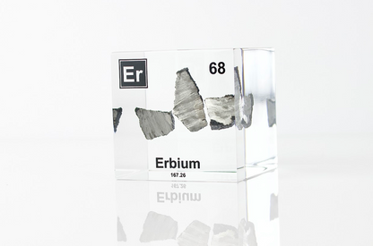 Erbium Element Cube - 2" Acrylic Display - Atomic Number 68