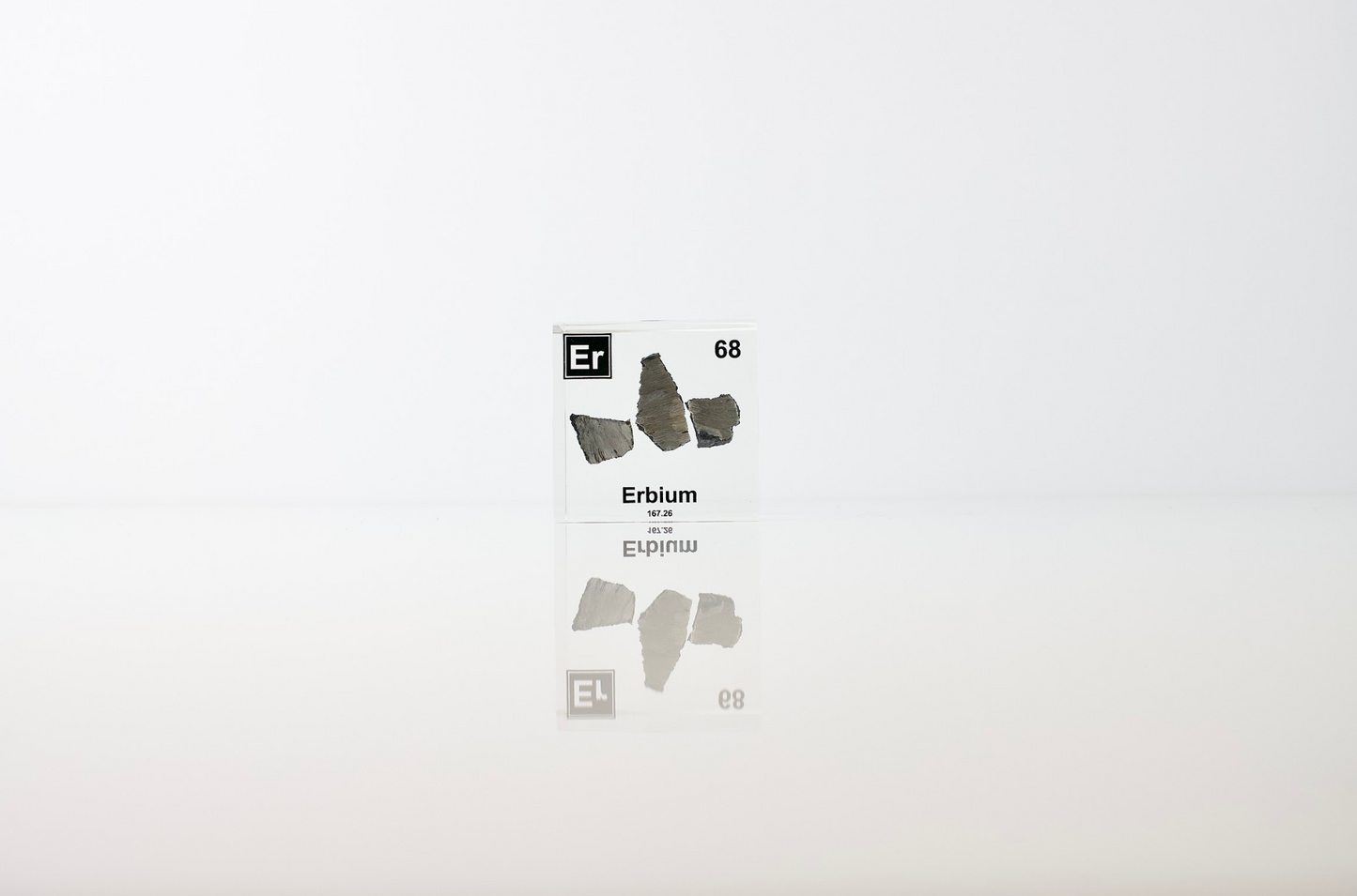 Erbium Element Cube - 2" Acrylic Display - Atomic Number 68