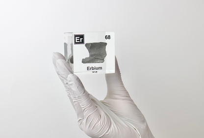 Erbium Element Cube - 2" Acrylic Display - Atomic Number 68