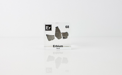 Erbium Element Cube - 2" Acrylic Display - Atomic Number 68