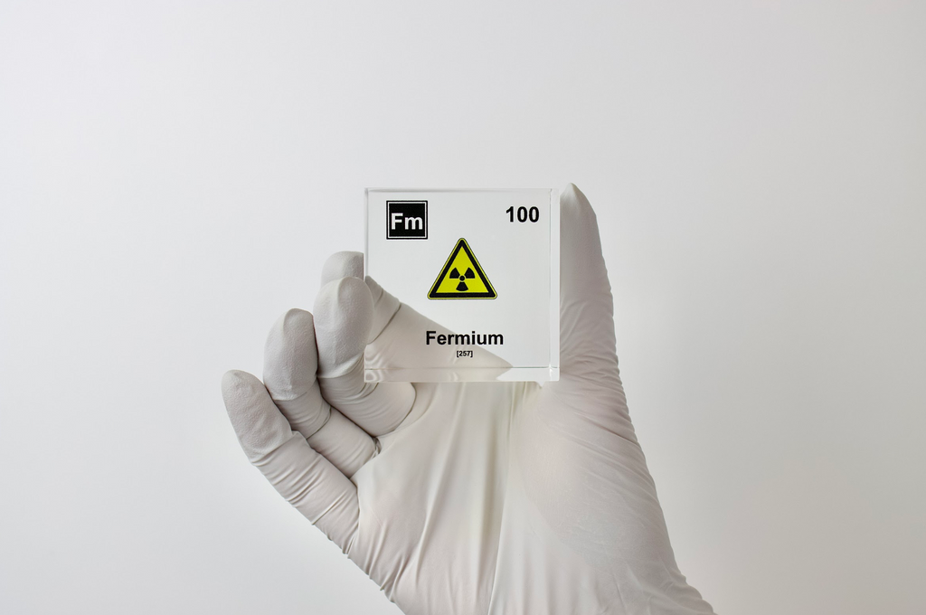 Fermium Element Cube - 2" Acrylic Display - Atomic Number 100